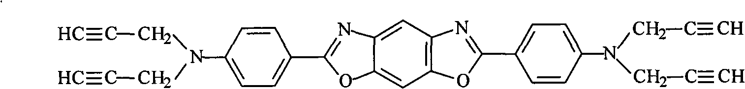 High-temperature resistant polymer with main chain containing phenylsilylene-propargyl-benzoxazole ring and preparation method thereof