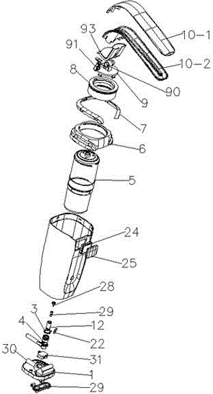 Bench water purifier with flow meter display