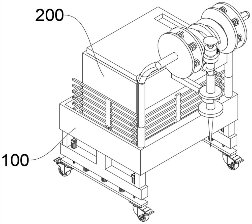 Crop anti-rolling irrigation machine based on agricultural large-scale irrigation and use method thereof