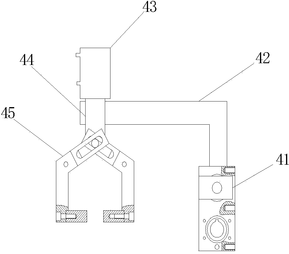 Full-automatic sectional material stacking machine