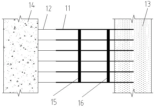 Clearing construction method for underground obstacle