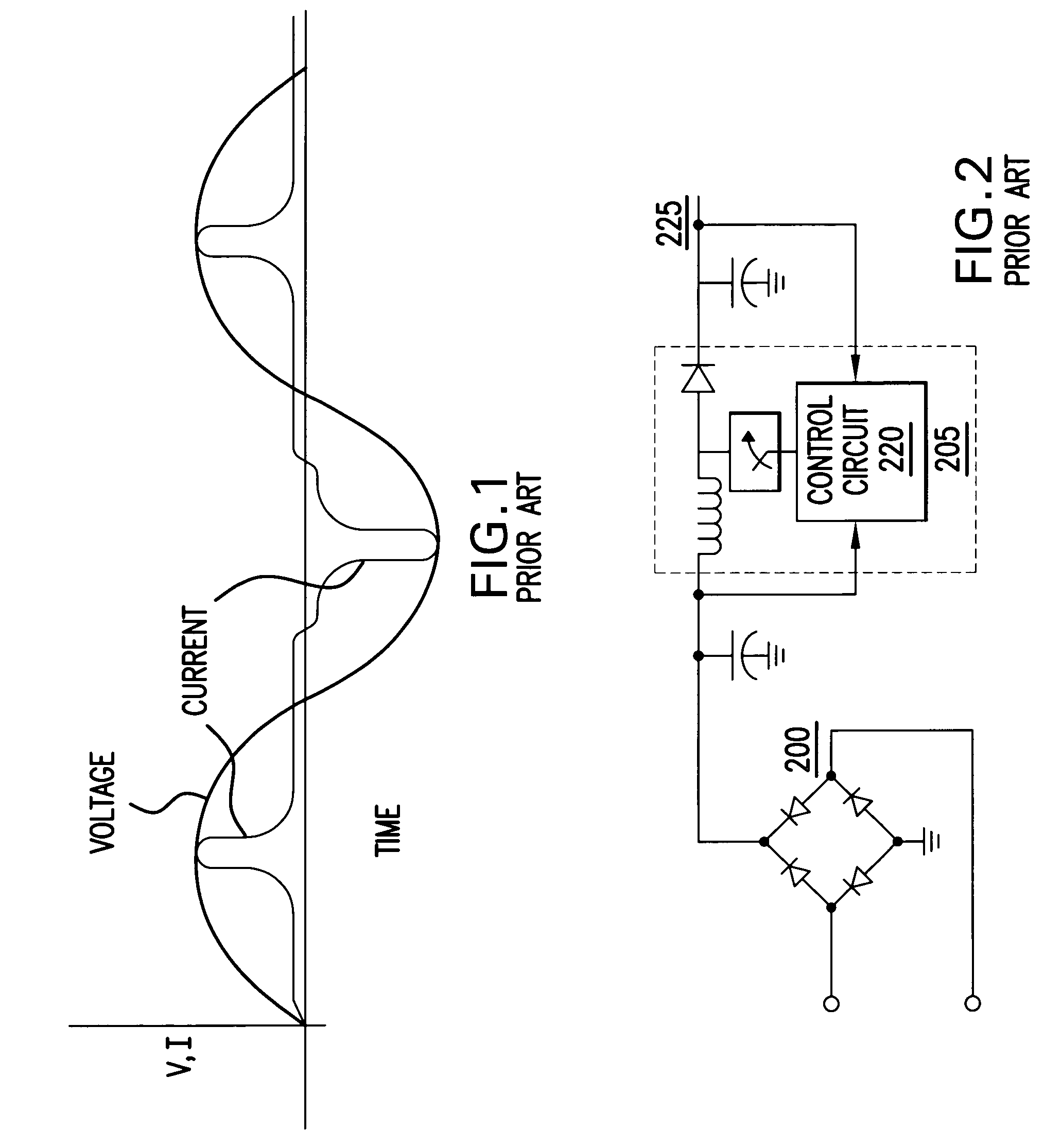 Power factor correction circuits