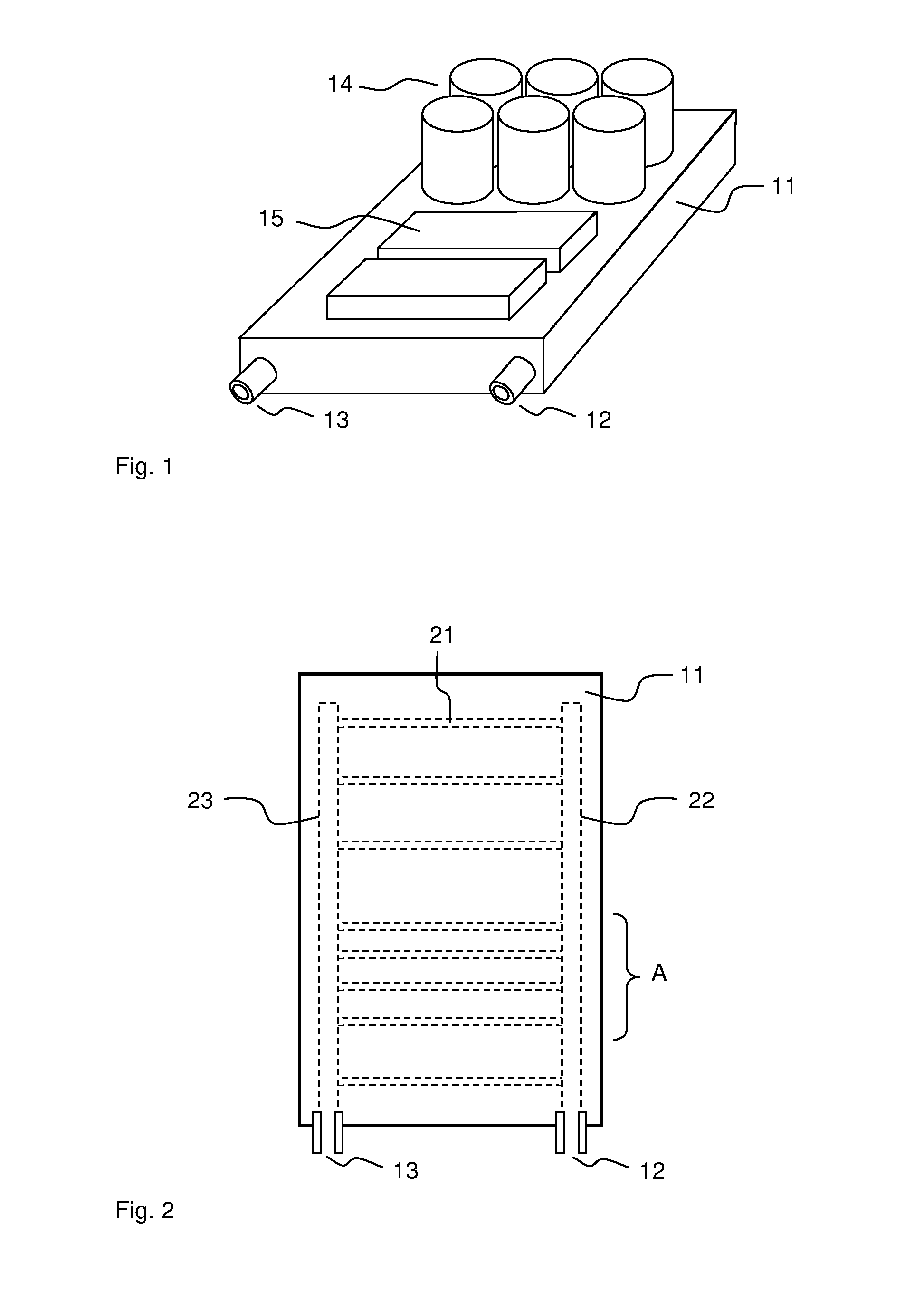 Arrangement in a liquid cooler