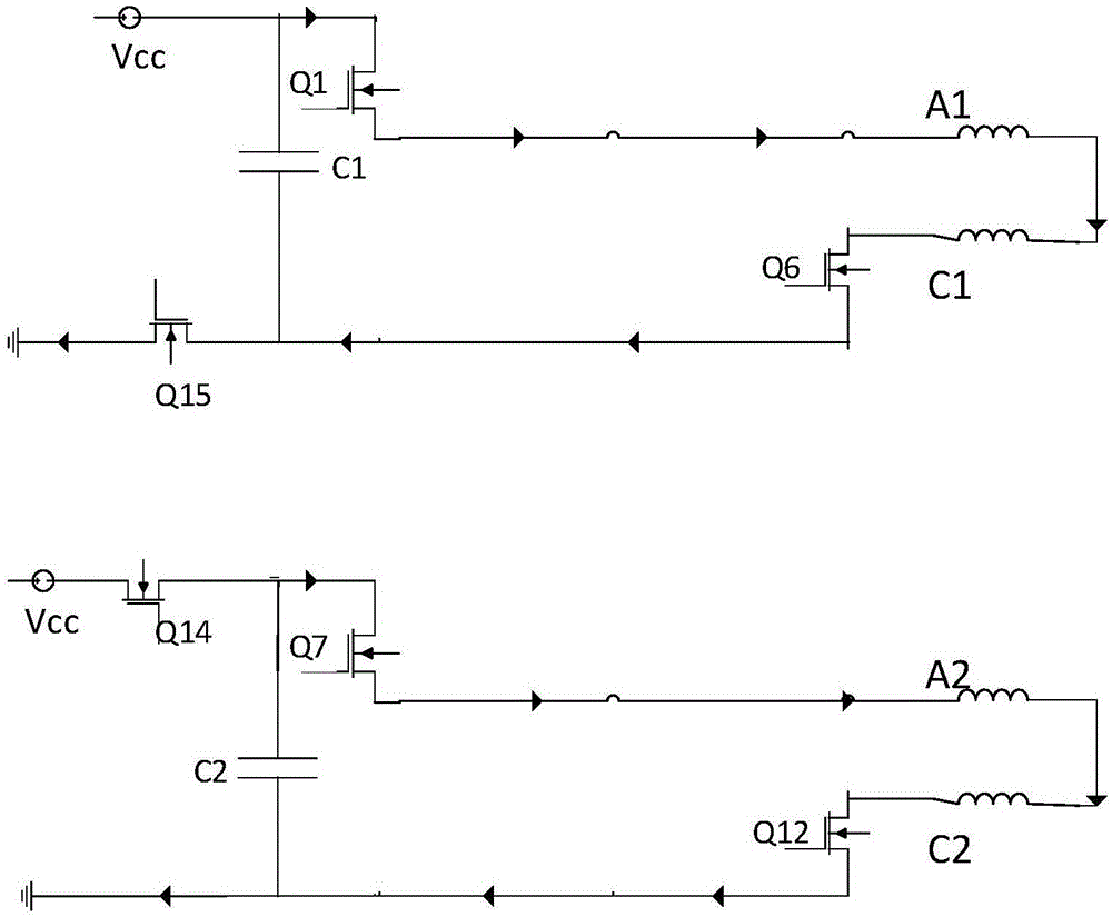 Frequency multiplication chopping control circuit for double-winding high-speed brushless DC motor and winding switching control method