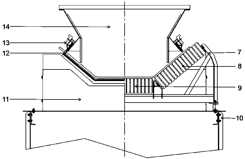 Transmissive belt damage detecting device and method