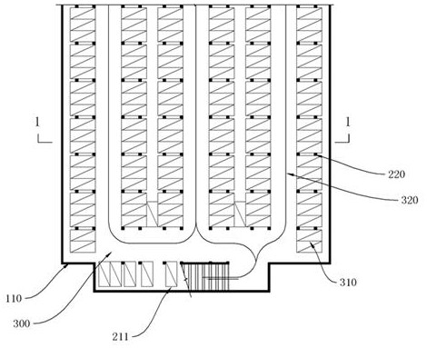 A compound parking garage