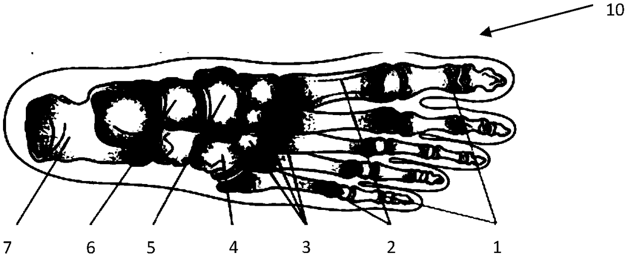 Foot pressure measurement insole and foot pressure detection method