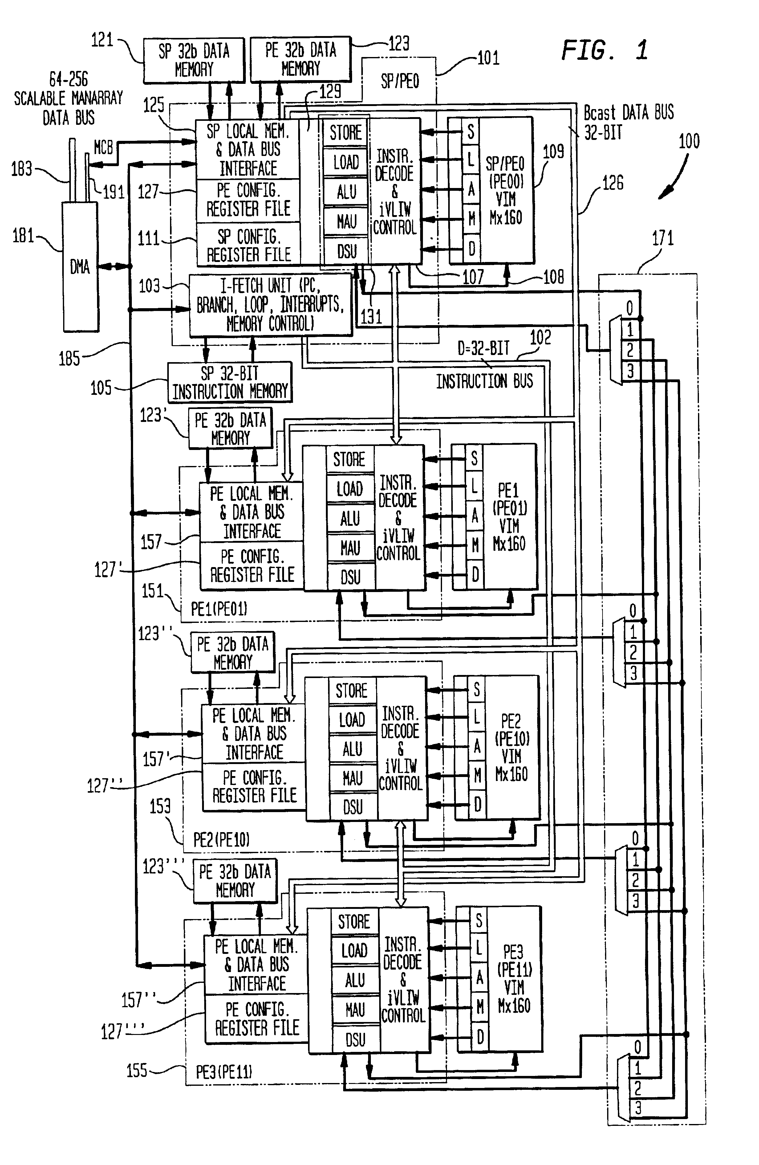 Control processor dynamically loading shadow instruction register associated with memory entry of coprocessor in flexible coupling mode