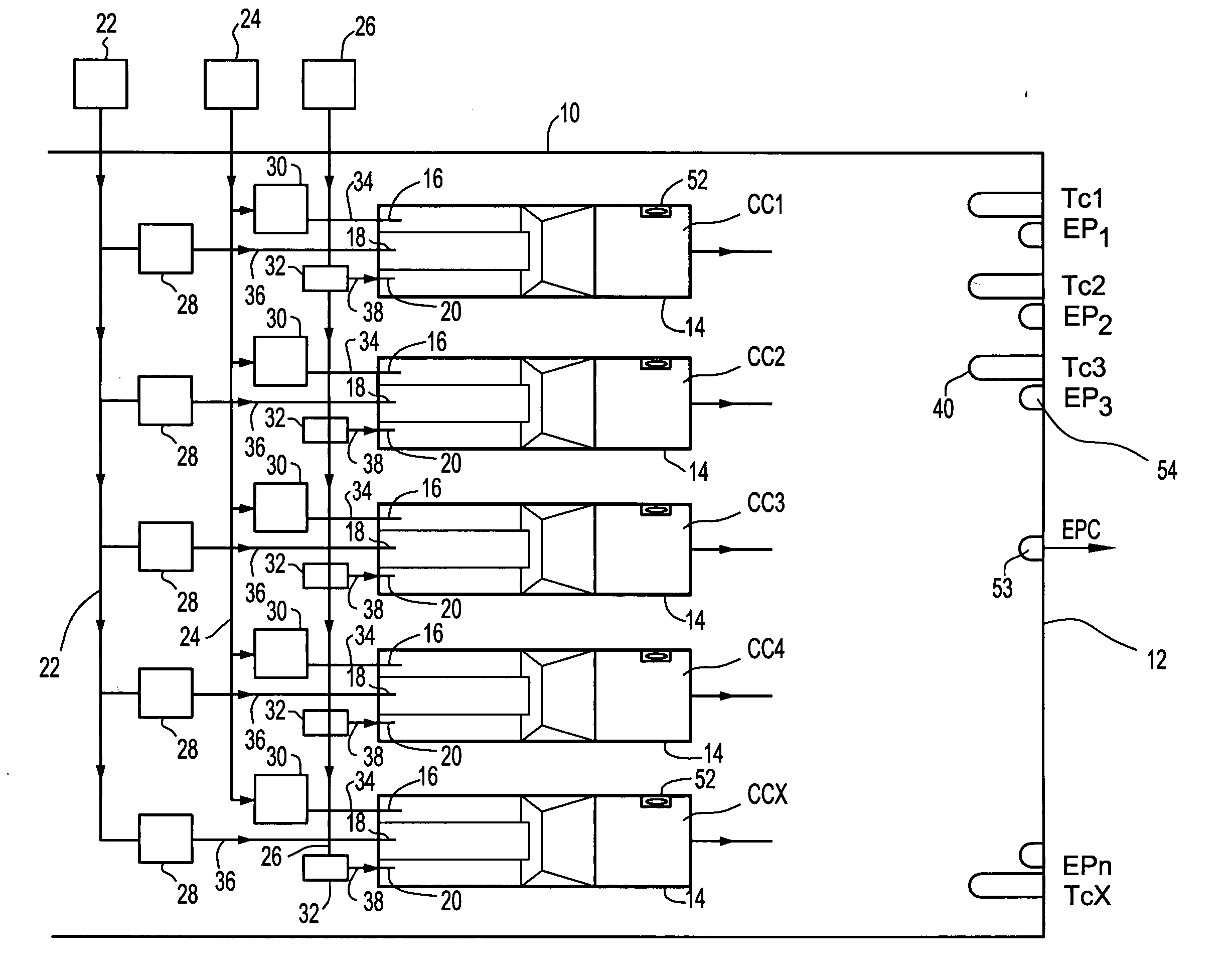 Method and apparatus for automatically actuating fuel trim valves in a gas