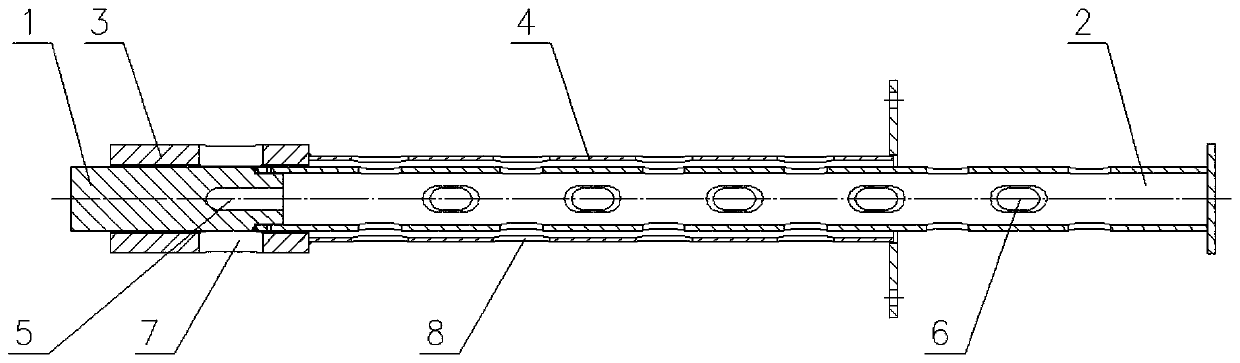 Structure for reducing melt wrappage adhesion of crust breaking chips