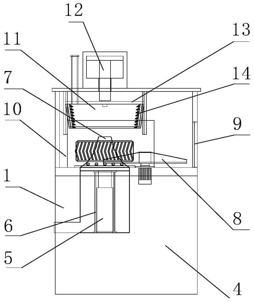 Efficient recovery device for waste automobile components