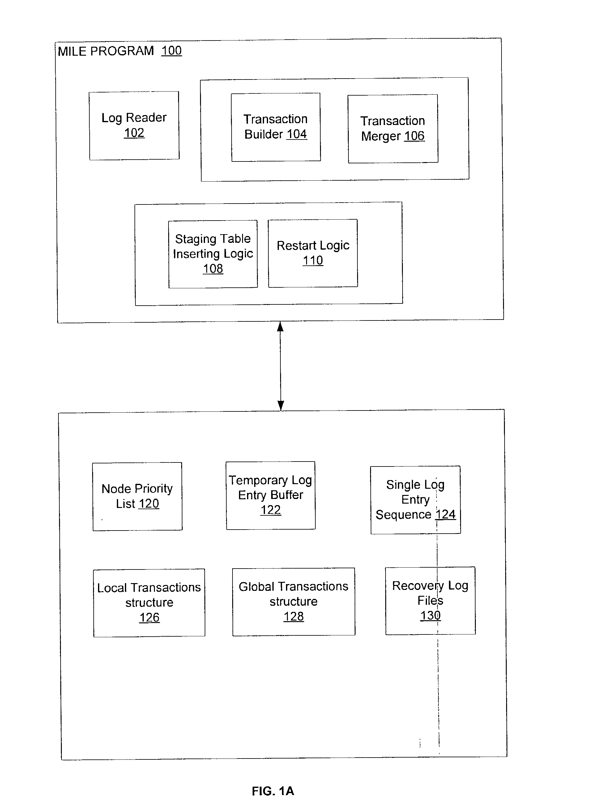 Method, system, and program for merging log entries from multiple recovery log files