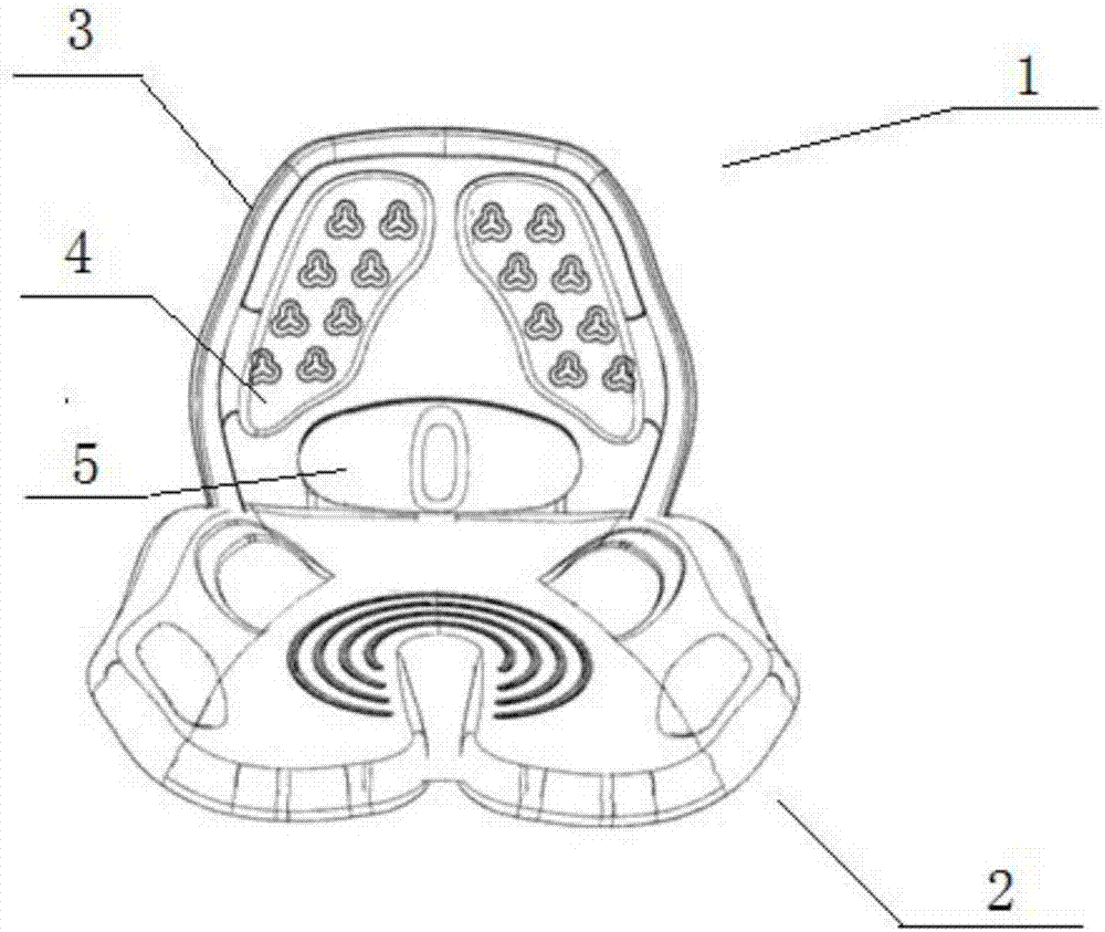 Multifunctional duplex cushion for sitting posture correction