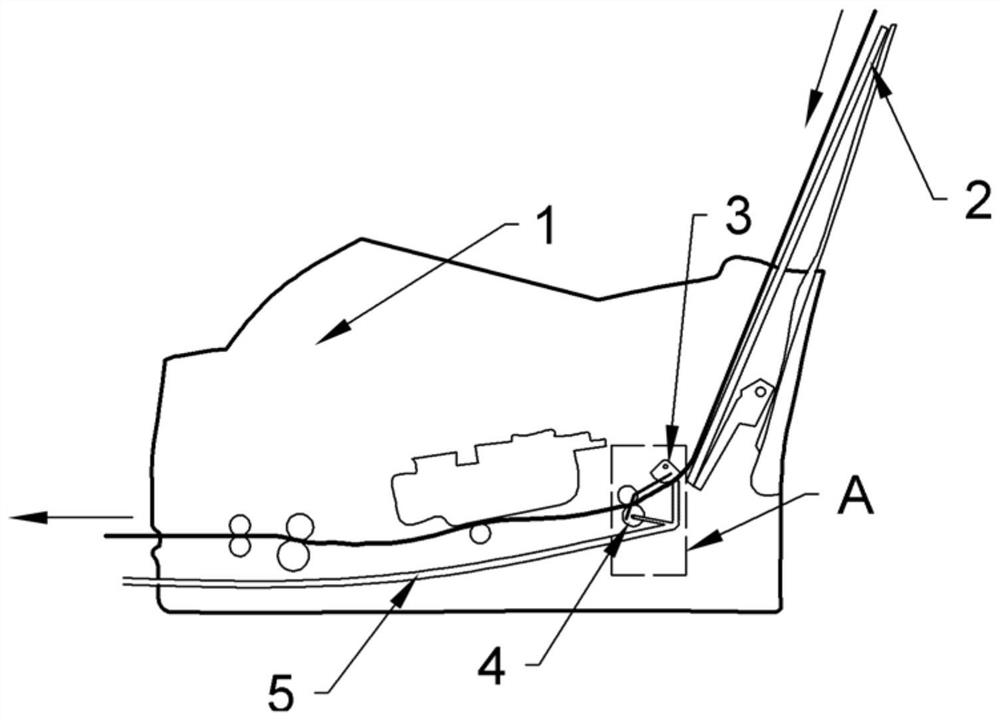 Automatic paper feeding printer