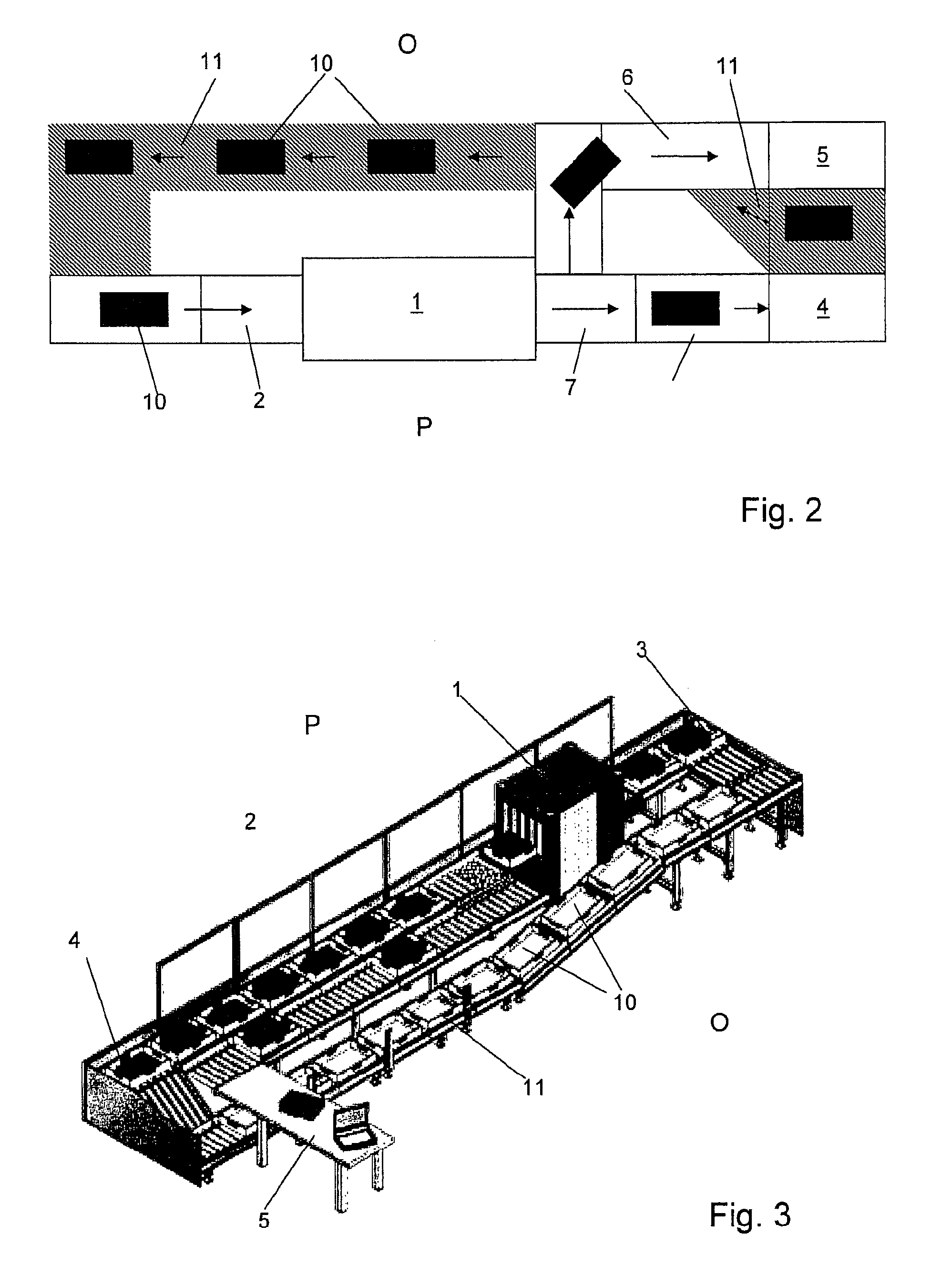 Inspection station for screening hand luggage and other items carried by persons