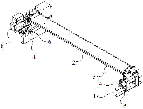 An automatic cleaning device for photovoltaic modules