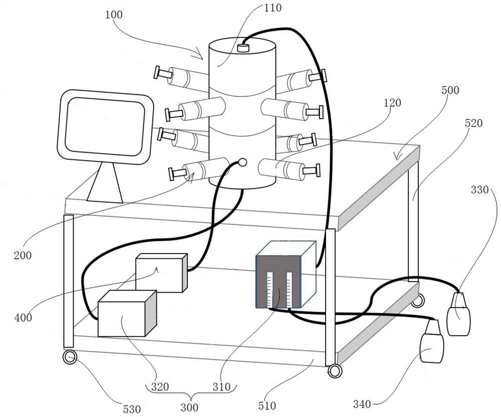 Gas toxicity test device