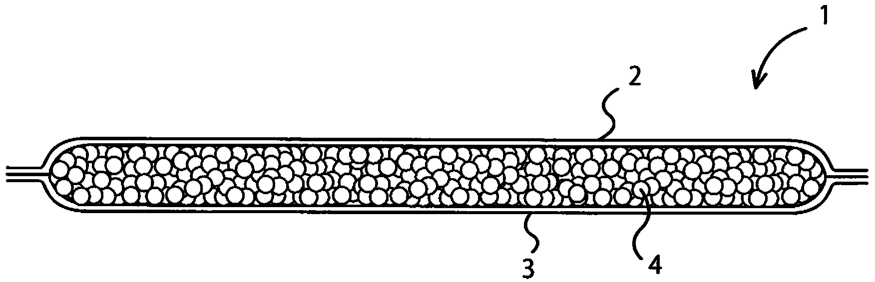 Absorber and absorbent article using the same