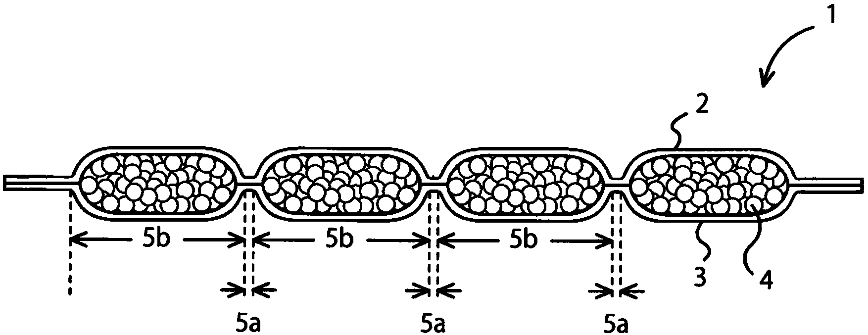 Absorber and absorbent article using the same