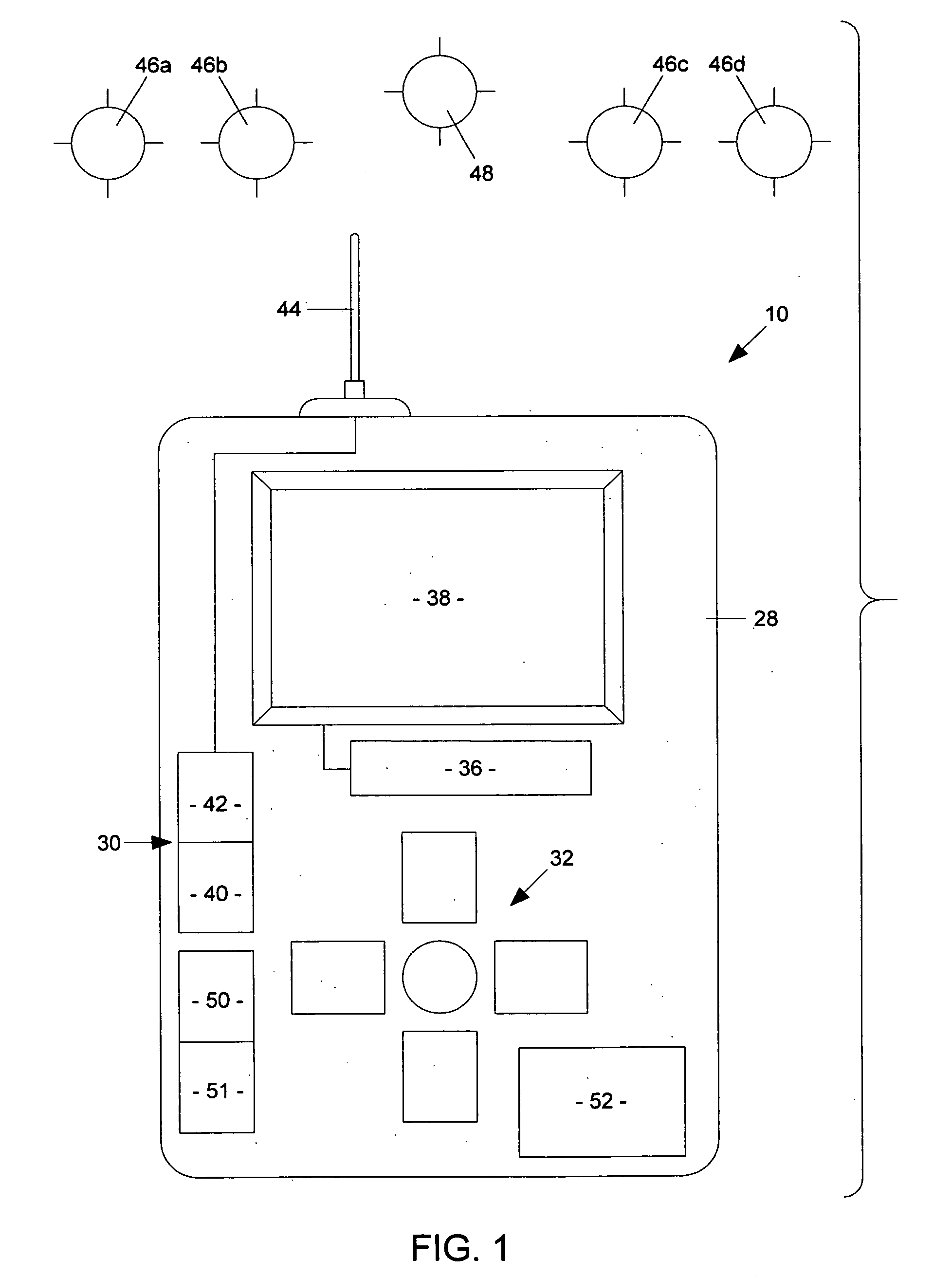 GPS device and method for displaying weather data