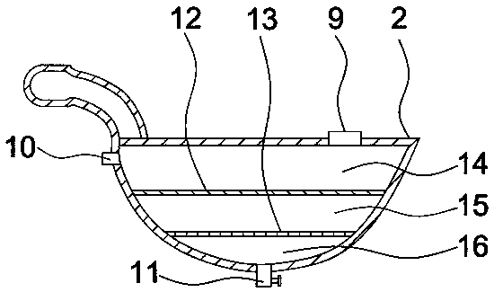 Remotely controlled automatic sludge suction device for large yellow croaker rearing pond