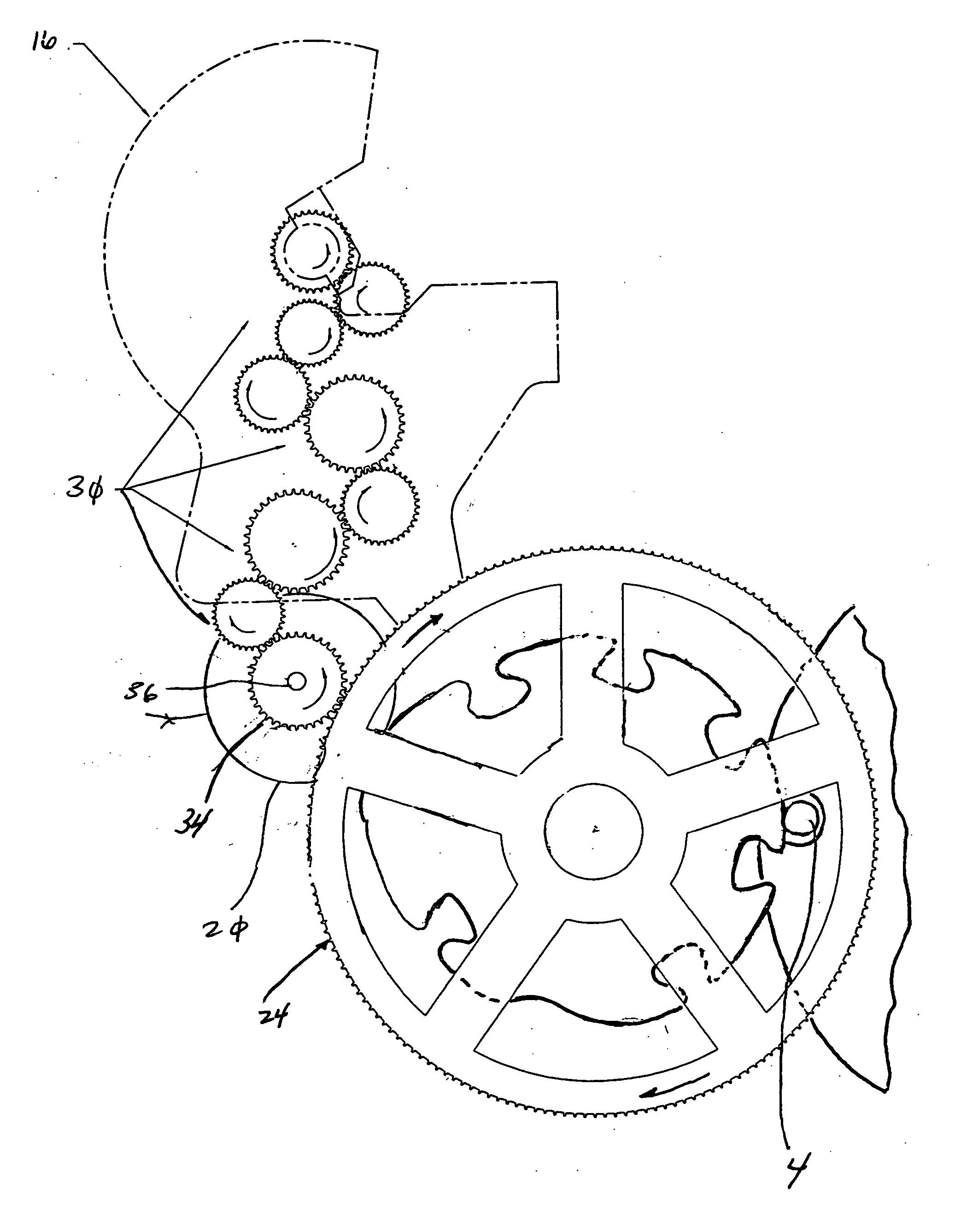 Servomechanical inker for a container decorator