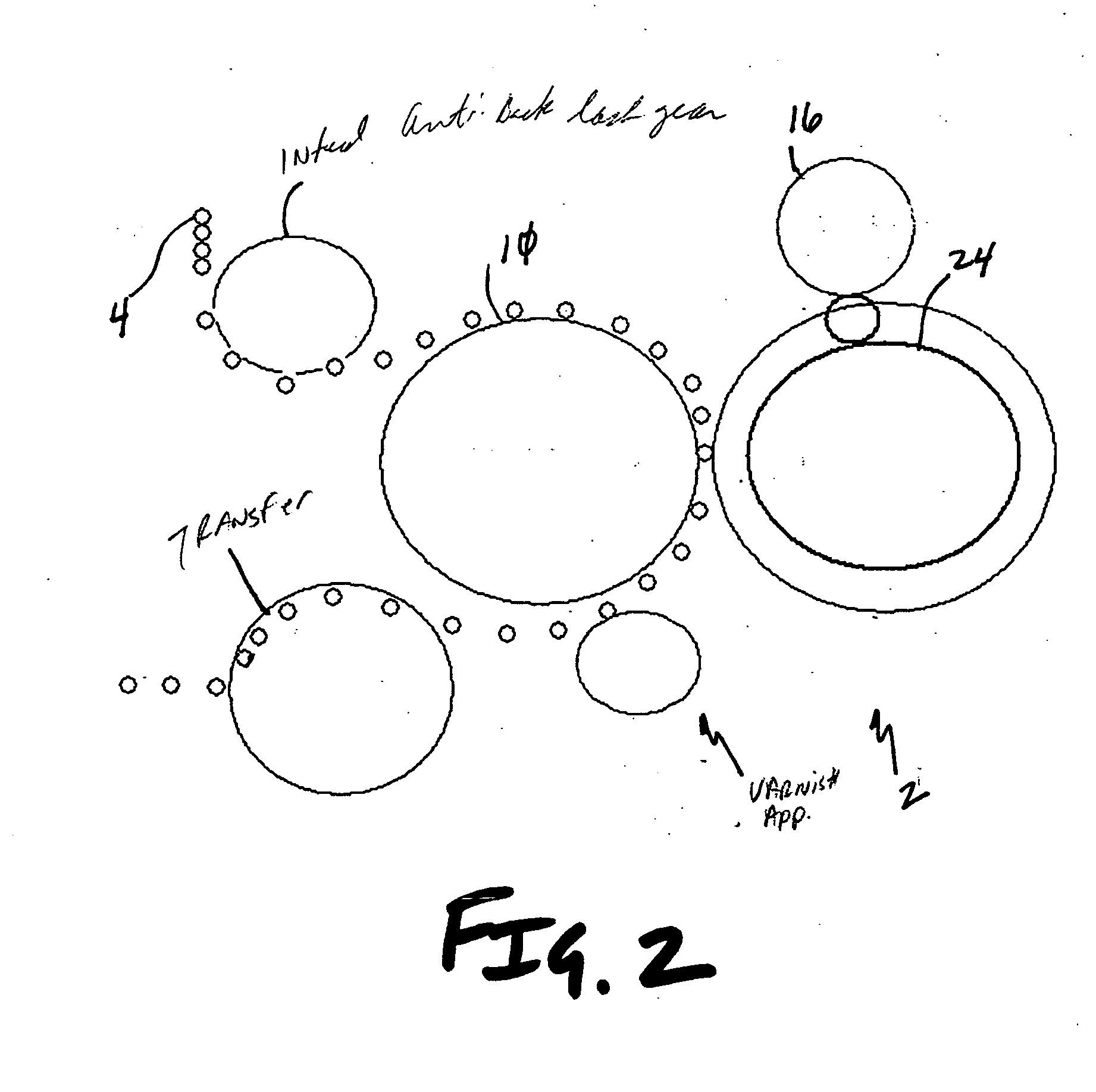 Servomechanical inker for a container decorator