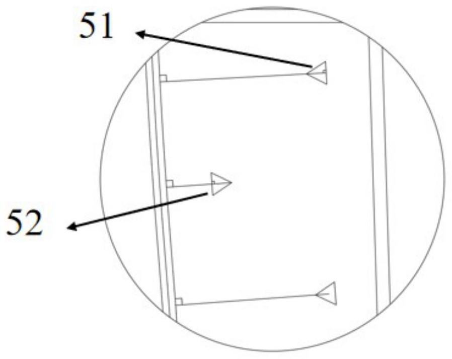 Protective liquid tank structure for resisting underwater explosion high-speed fragments