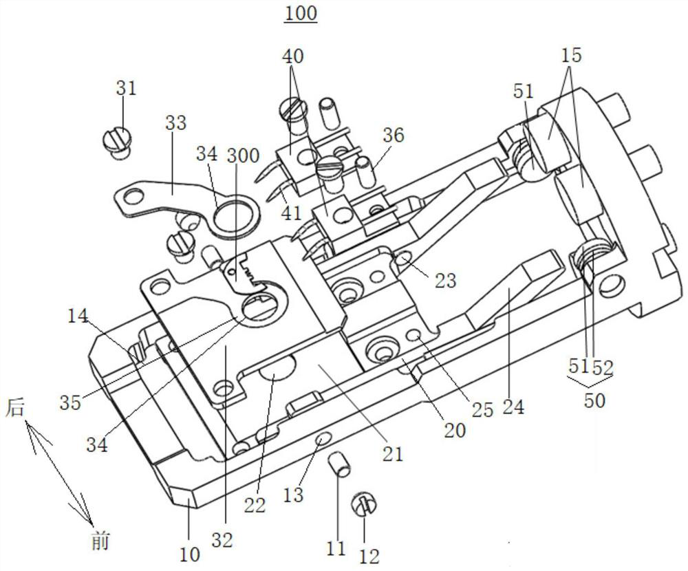 Sample bearing device for electron microscope