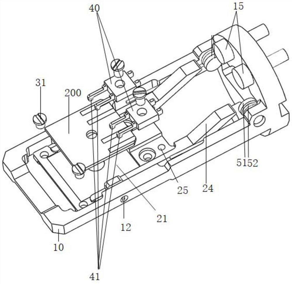 Sample bearing device for electron microscope