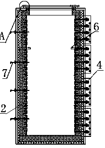 Energy-saving durable efficient reduction-distillation integrated electric furnace for titanium sponge production