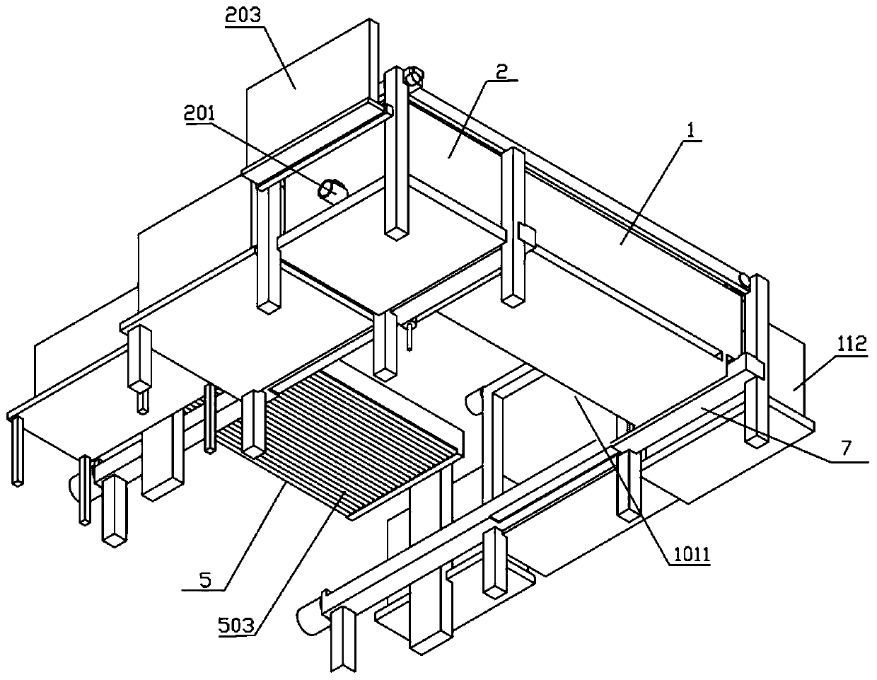 Characteristic ice resistance test device and test method for simulating polar ship ice collision