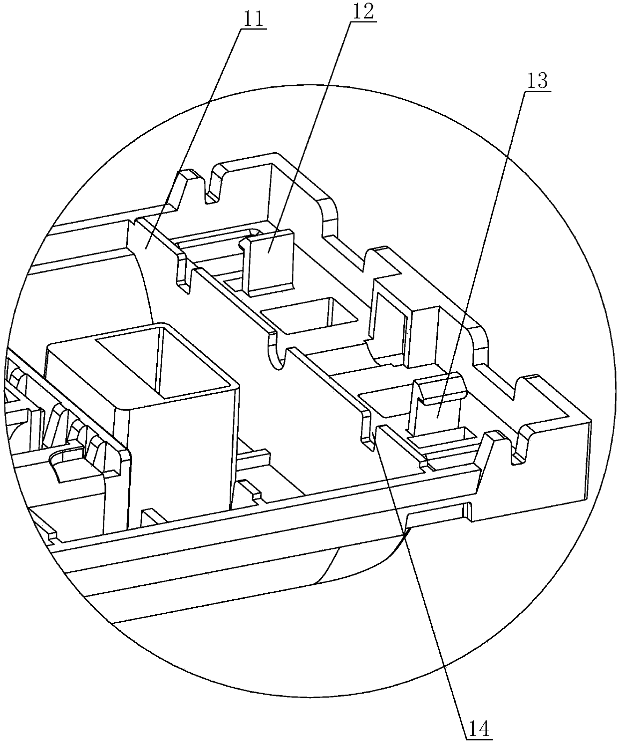 Cover closing mechanism for remote control battery cover