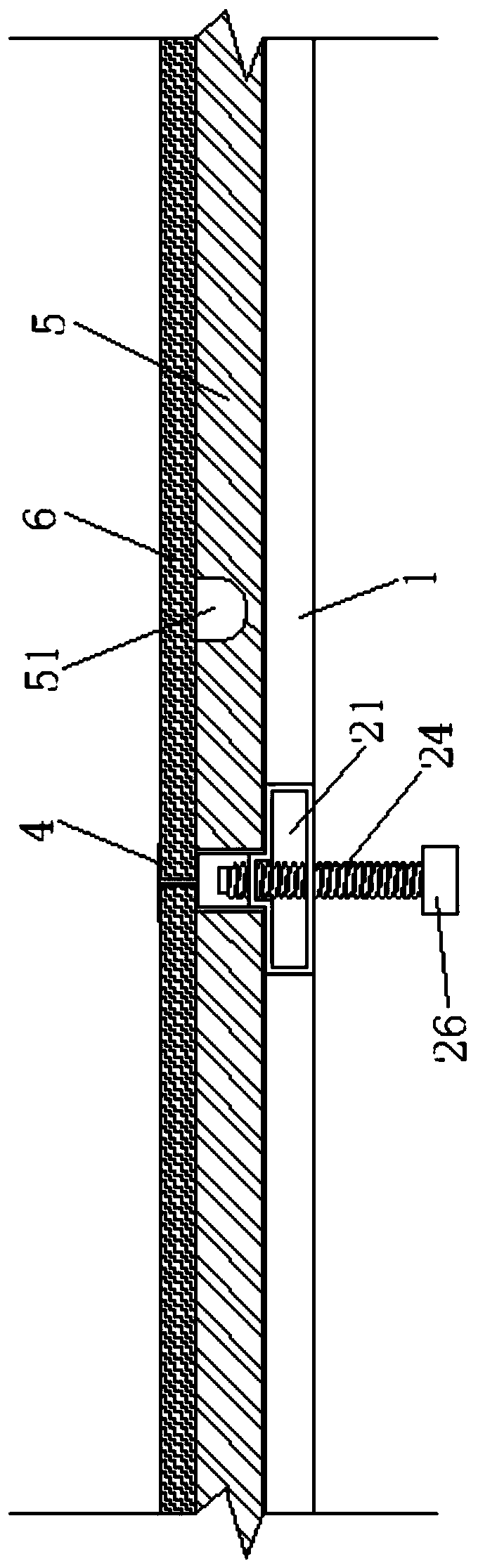 Overhead floor heating mounting structure of fabricated ground