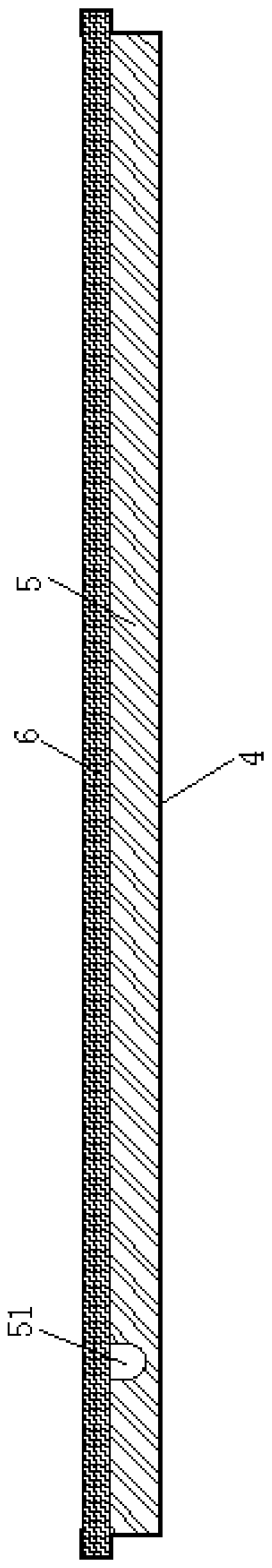 Overhead floor heating mounting structure of fabricated ground