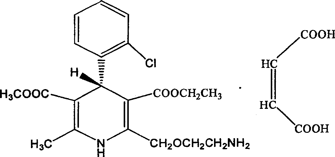 Maleic acid levo amido chloro diping oral disintegration tablet and preparation method thereof