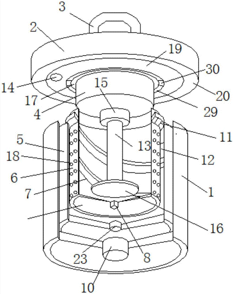 Separate uniform beating anti-blocking soymilk maker