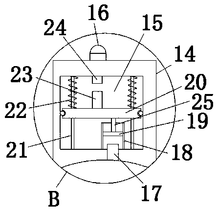 Power intelligent temperature measuring clip