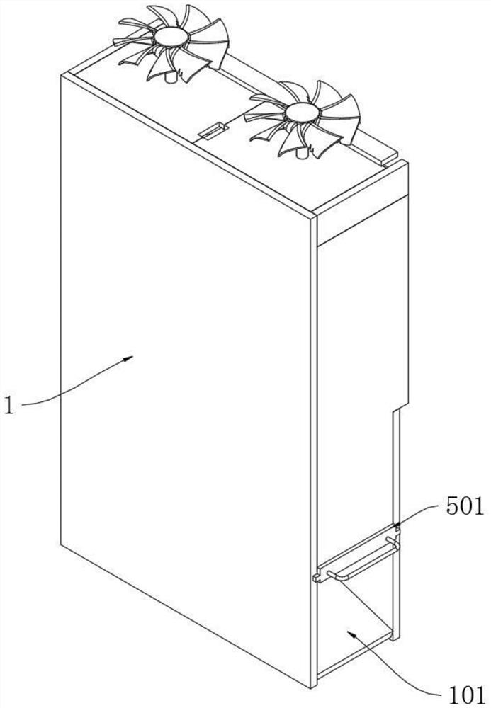 Road dust collecting device for municipal engineering