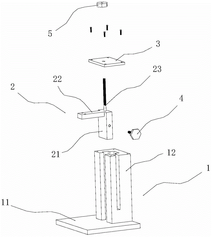Light apparatus welding heat welder and stroke adjustment fixation structure thereof