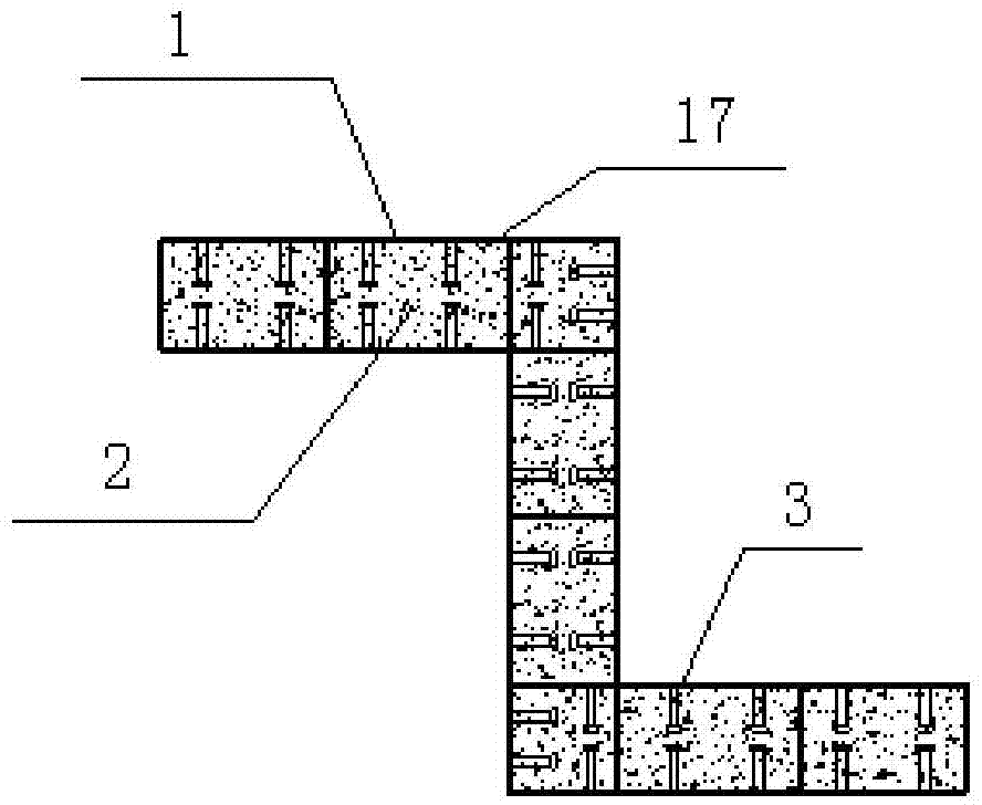 Z-shaped steel pipe bunch combined structure