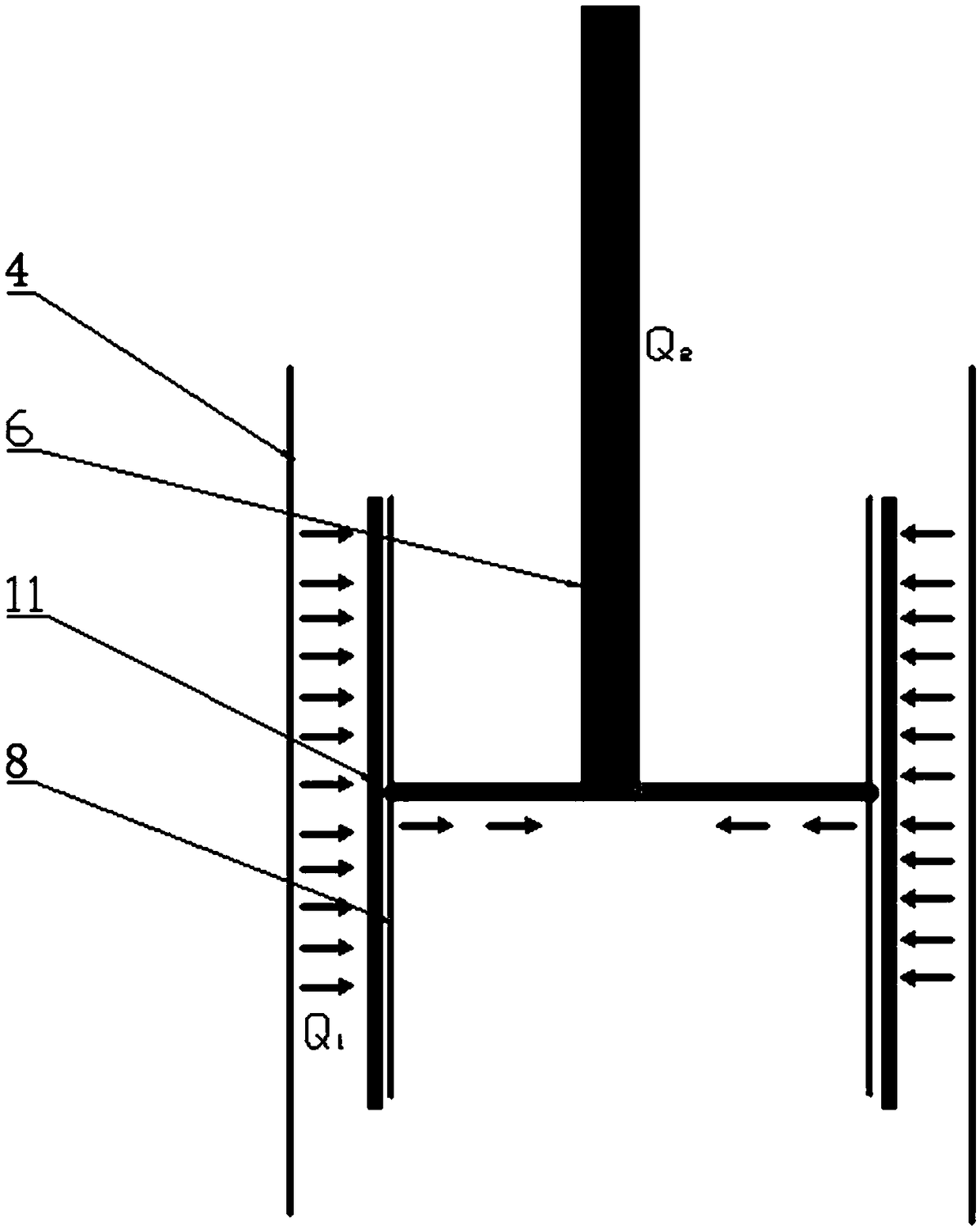 Performance testing device for MLI (multilayer insulation) material and composite insulation material