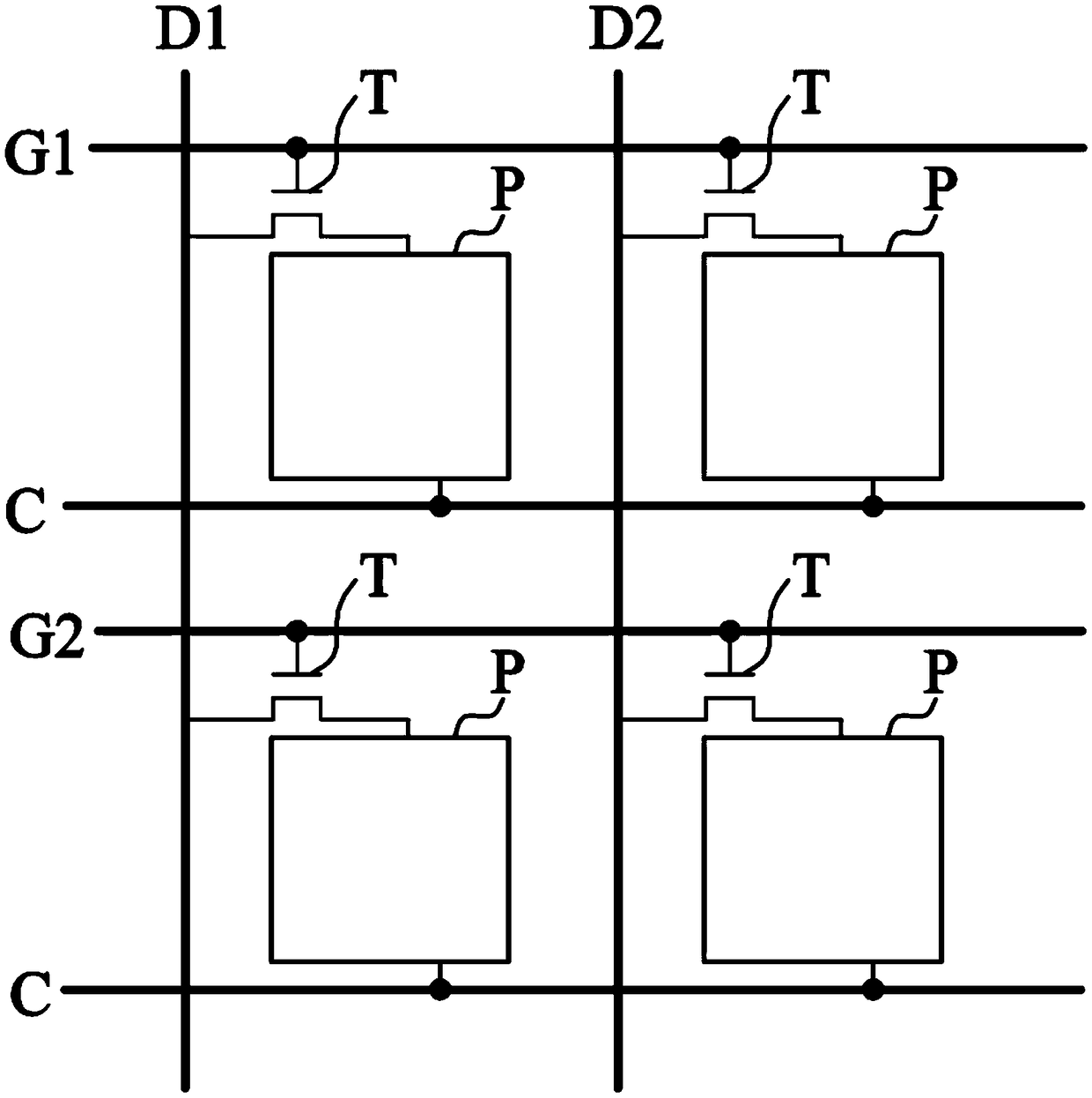 Array substrate and display panel thereof