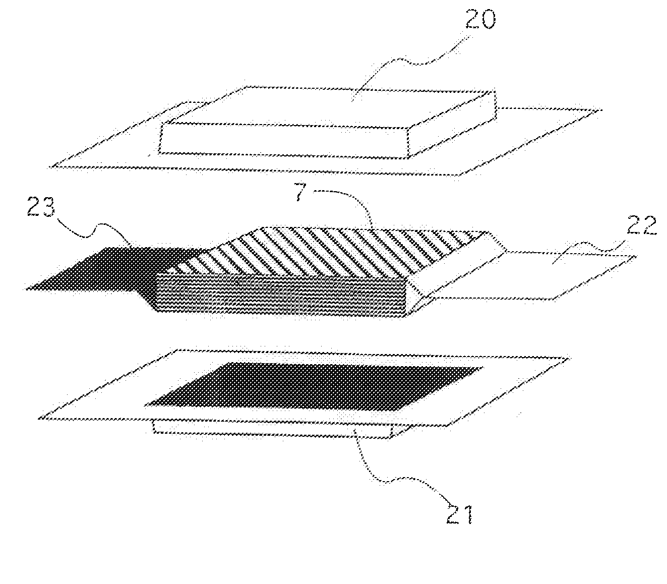 Coated electrode and organic electrolyte capacitor