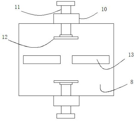 A plant protection drone medicine box fixing device