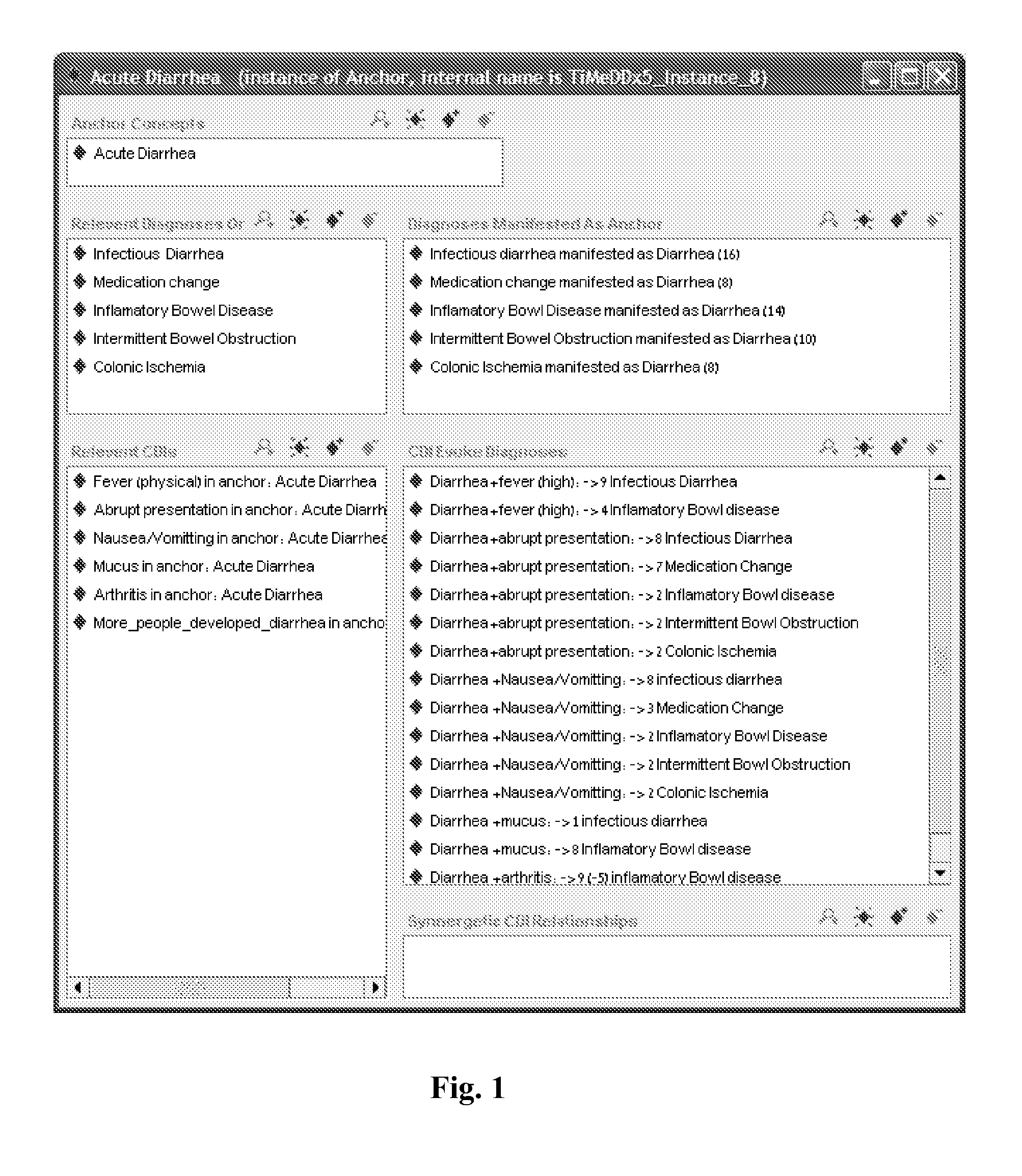 Multi-phase anchor-based diagnostic decision-support method and system