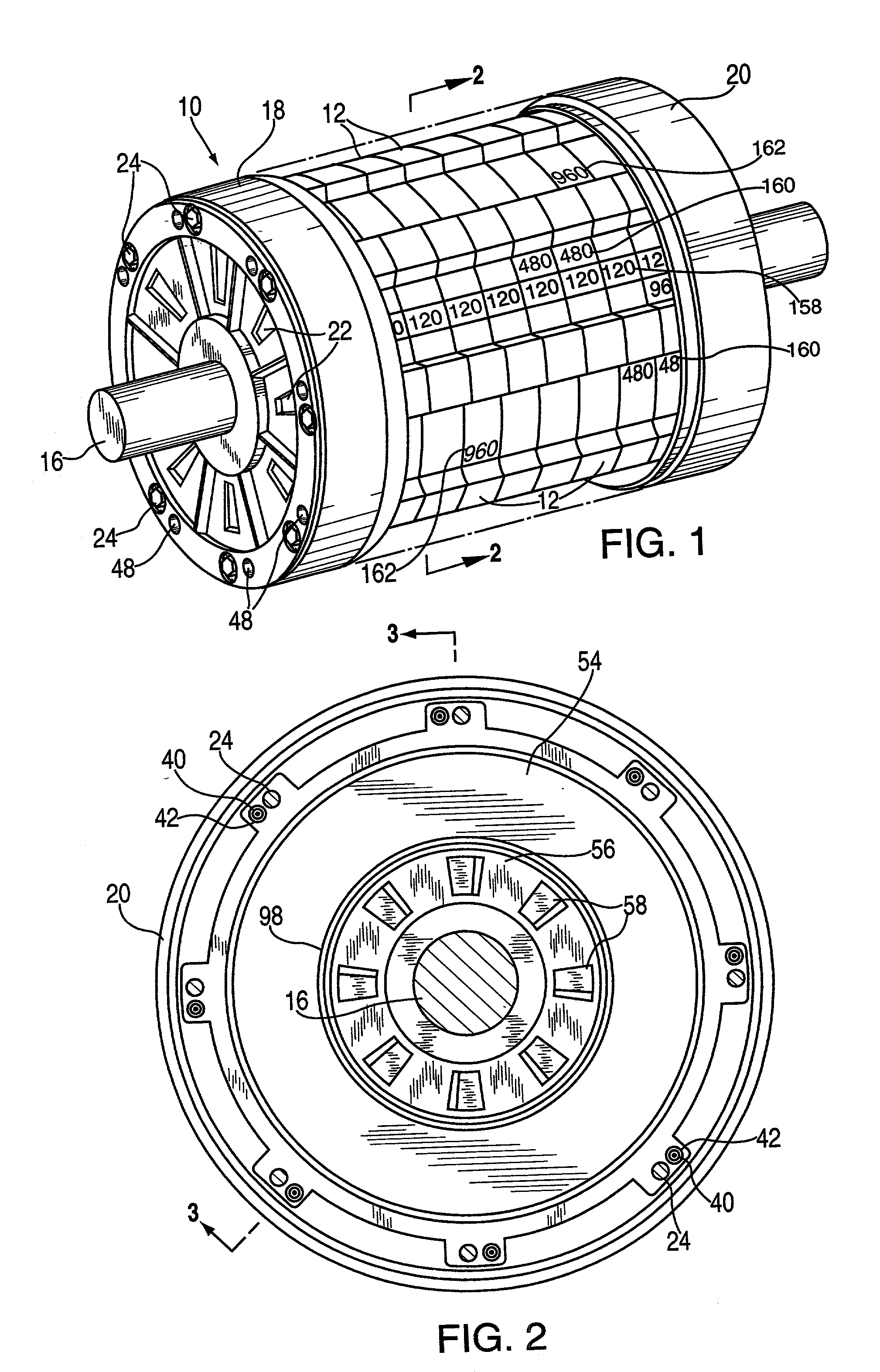 Axial field electric machine