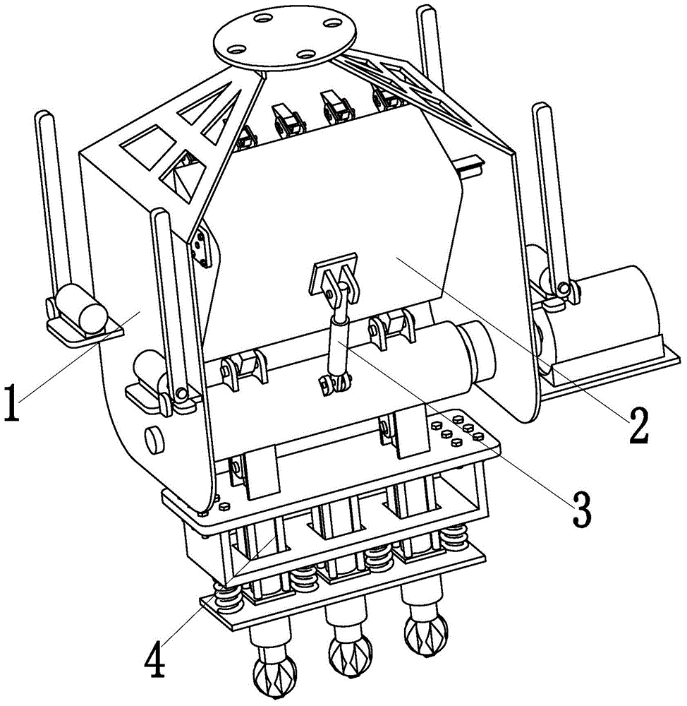 Integrated hydraulic bucket for pavement breaking and digging