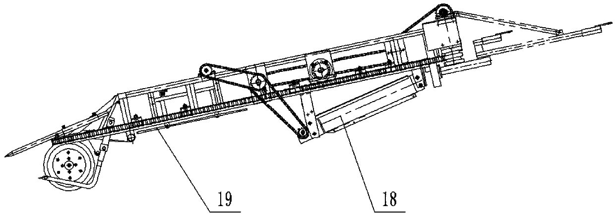 Efficient peanut combine harvester