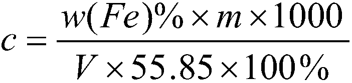 Calibration method of potassium dichromate standard solution